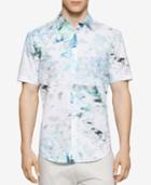 Calvin Klein Men's Watercolor Print Short-sleeve Shirt