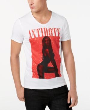 Guess Men's Antidote Graphic-print V-neck T-shirt