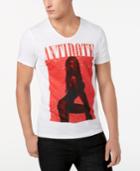 Guess Men's Antidote Graphic-print V-neck T-shirt