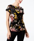 Inc International Concepts Illusion-stripe T-shirt, Created For Macy's