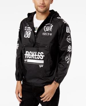 Young & Reckless Men's Strike Thru Graphic-print Windbreaker