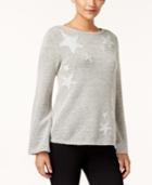 Style & Co Tinsel Star Sweater, Created For Macy's