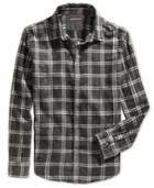 Calvin Klein Jeans Men's Acid Wash Check Double Cloth Long-sleeve Shirt