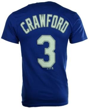 Majestic Men's Short-sleeve Carl Crawford Los Angeles Dodgers Player T-shirt