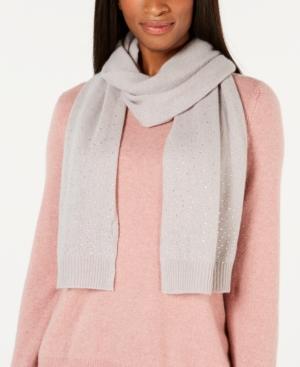 Charter Club Rhinestone Cashmere Scarf, Created For Macy's