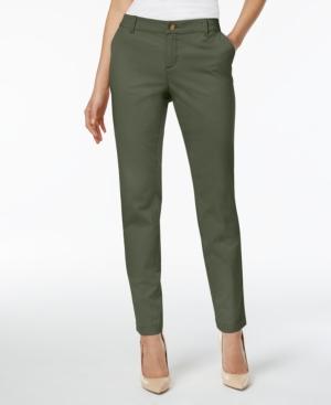 Style & Co Cuffed Slim-leg Pants, Created For Macy's