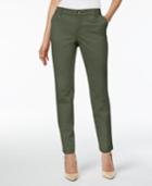 Style & Co Cuffed Slim-leg Pants, Created For Macy's