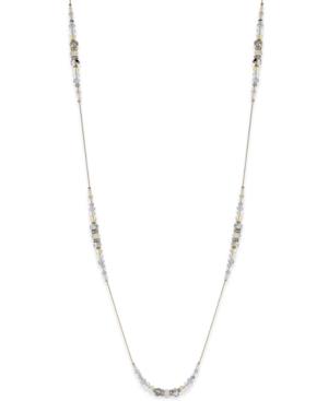 Inc International Concepts Gold-tone White Multi-bead Strand Necklace, Only At Macy's