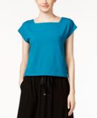 Eileen Fisher Square-neck Crop Top