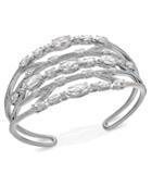 Danori Crystal & Stone Openwork Cuff Bracelet, Created For Macy's