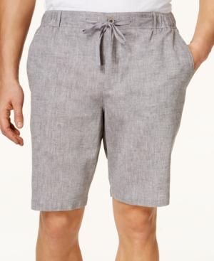 Tasso Elba Men's Drawstring Chambray Shorts, Only At Macy's