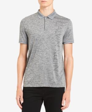 Calvin Klein Men's Tonal Jacquard Logo Polo