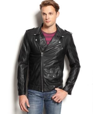 Buffalo David Bitton Faux-leather Moto Jacket