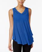 Calvin Klein Performance Mesh High-low Hem Tank Top