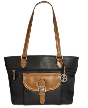 Giani Bernini Pebble Leather Medium Tote, Created For Macy's