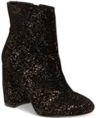 Nanette By Nanette Lepore Lilly Sparkle Block-heel Booties Women's Shoes