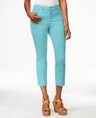 Charter Club Tummy-control Capri Jeans, Colored Wash