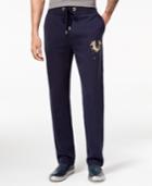 True Religion Men's Shatter Metallic Logo-print Sweatpants