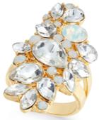 Inc International Concepts Gold-tone Crystal Cluster Ring, Created For Macy's