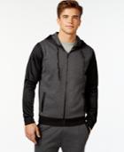 Guess Punched Bonded Full-zip Hoodie