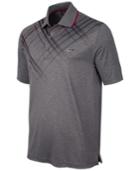 Greg Norman For Tasso Elba Plaid-trimmed Golf Polo, Only At Macy's