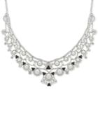 Givenchy Crystal, Colored Stone & Imitation Pearl Statement Necklace