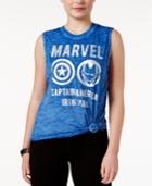 Freeze 24-7 Juniors' Captain America Civil War Foil Graphic Tank