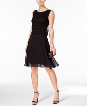 Connected Petite Sequin Dress