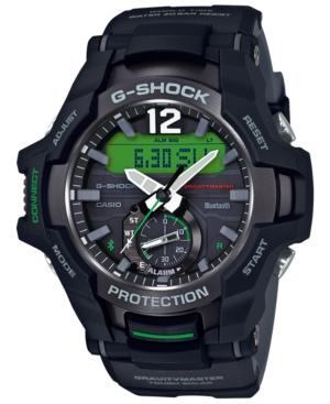 G-shock Men's Solar Analog-digital Gravitymaster Black Resin Strap Watch 53.8mm