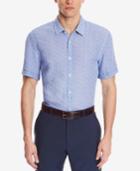 Boss Men's Slim-fit Garment-washed Linen Shirt
