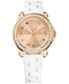 Juicy Couture Women's Jetsetter White Silicone Strap Watch 38mm 1901240