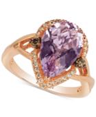 Le Vian Chocolatier Cotton Candy Amethyst (3-1/3 Ct. T.w.) & Diamond (1/5 Ct. T.w.) Ring In 14k Rose Gold
