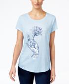 Style & Co. Flower Graphic T-shirt, Only At Macy's