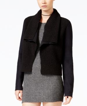 Chelsea Sky Mixed-media Jacket, Created For Macy's