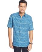 Tasso Elba Island Stripe Pattern Shirt