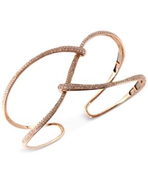 Pave Rose By Effy Diamond Bangle Bracelet (1 Ct. T.w.) In 14k Rose Gold