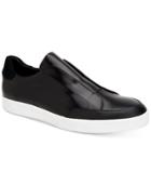 Calvin Klein Men's Immanuel Leather Slip-on Sneakers Men's Shoes