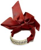 Inc International Concepts Pave Bar & Satin Ribbon Choker Necklace, Created For Macy's