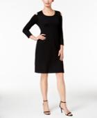 Nine West Cold-shoulder Sweater Dress