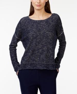 Eileen Fisher Bateau-neck Marled Top