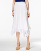 Style & Co Petite Handkerchief-hem A-line Skirt, Only At Macy's