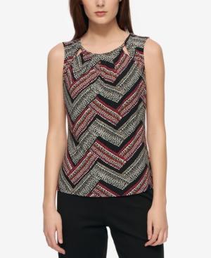 Tommy Hilfiger Embellished Keyhole Top