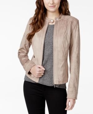 American Rag Zipper-front Faux-suede Jacket, Only At Macy's