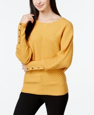 Alfani Ribbed Dolman-sleeve Sweater, Only At Macy's