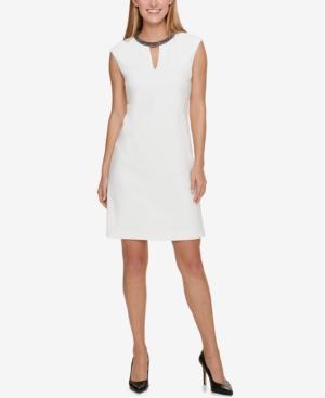 Tommy Hilfiger Keyhole Sheath Dress, Created For Macy's