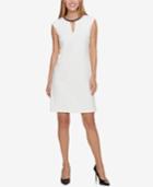 Tommy Hilfiger Keyhole Sheath Dress, Created For Macy's
