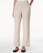 Alfred Dunner Acadia Collection Pull-on Straight-leg Pants