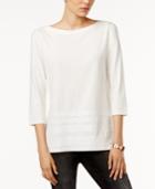 Tommy Hilfiger Esme Sequin-detail Top, Only At Macy's