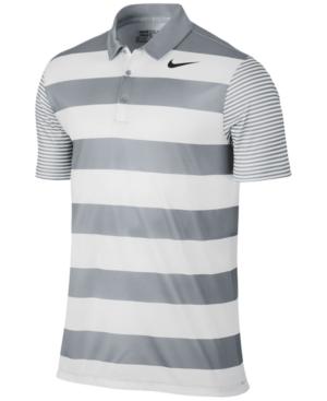 Nike Men's Dri-fit Bold-stripe Golf Polo