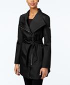 Calvin Klein Asymmetrical Belted Water Resistant Trench Coat